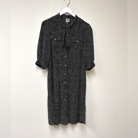 Anne Klein Polka Dot Dress Size 2 - Picture 1 of 14